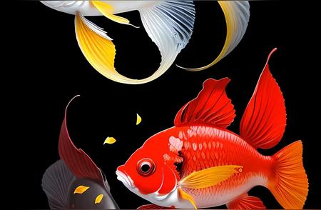 锦鲤金鱼壁纸：美丽的视觉盛宴